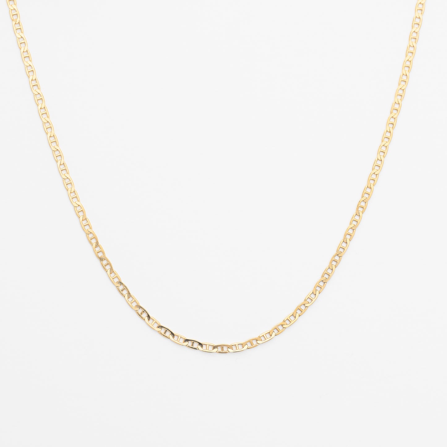 9K Yellow Gold 55cm Anchor Chain 2.3mm