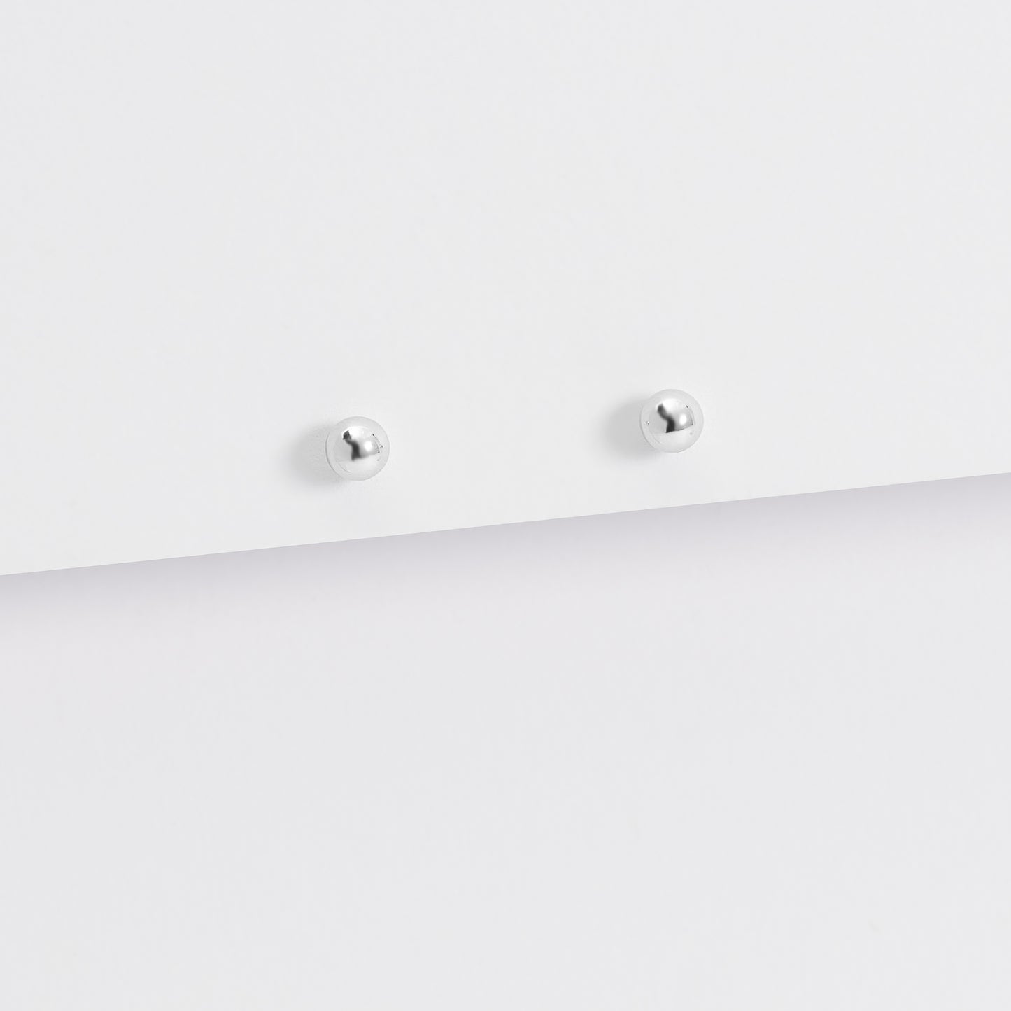 Sterling Silver Ball Stud Earrings