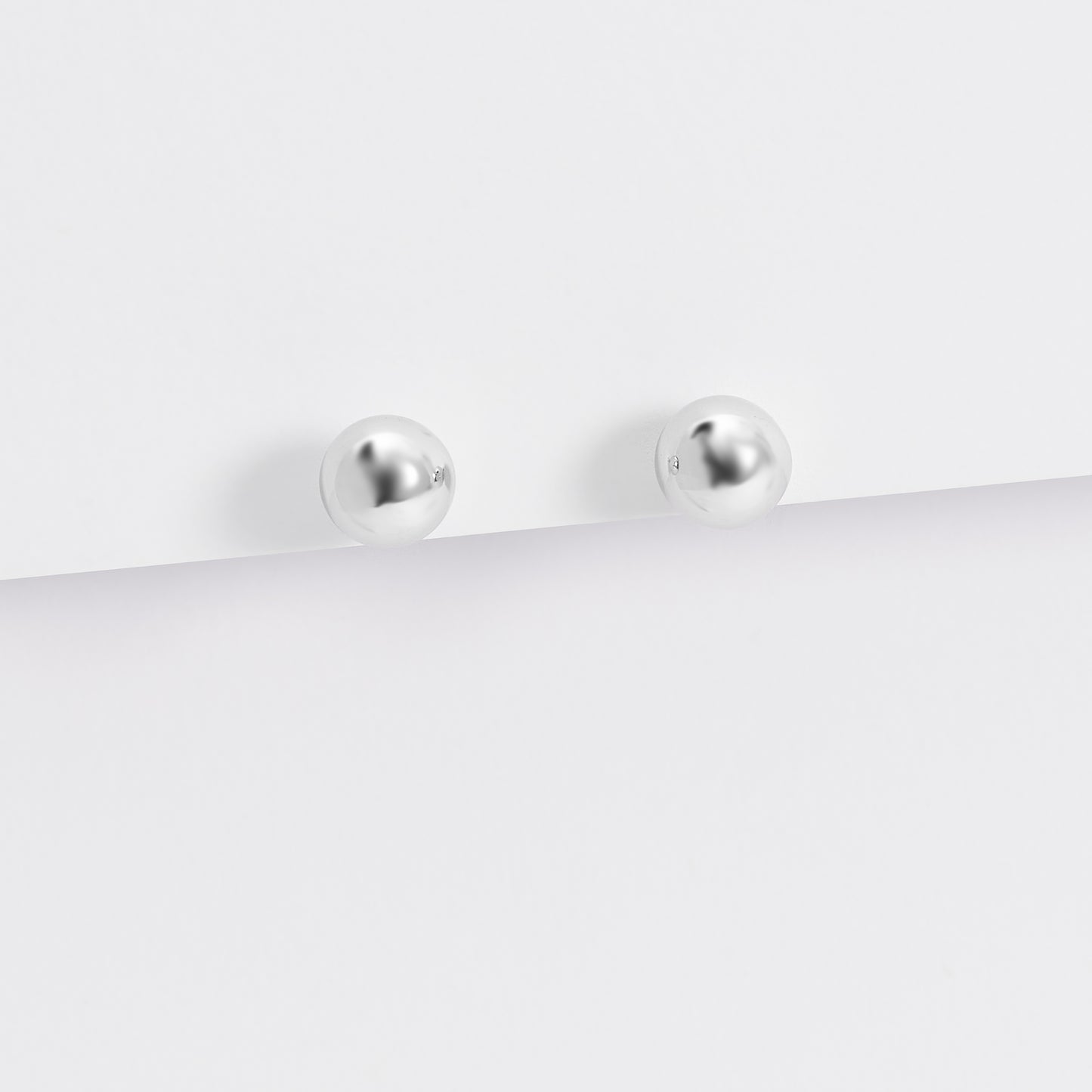 Sterling Silver Ball Stud Earrings