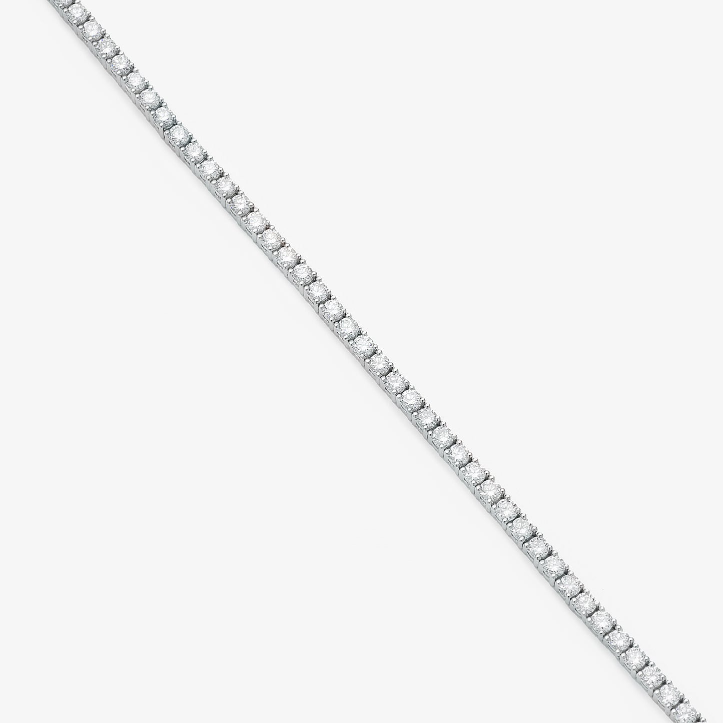 9K White Gold Lab Diamond Tennis Bracelet 2.0tdw