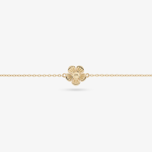 9Y flower detail bracelet sz 19cm