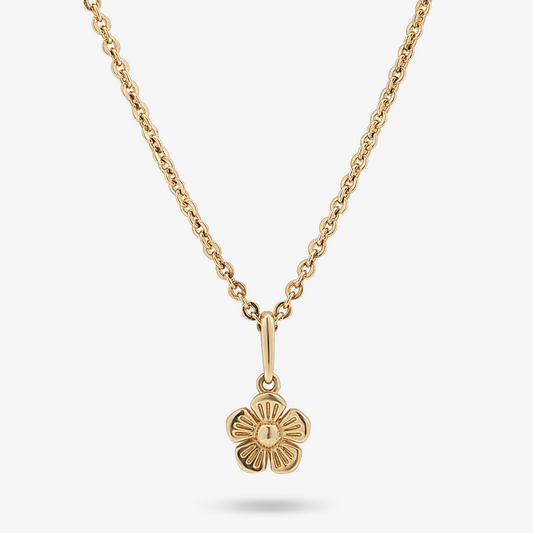 9Y flower pendant