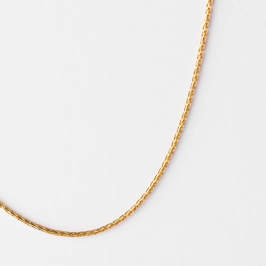 18K Yellow Gold Magic Wheat Chain