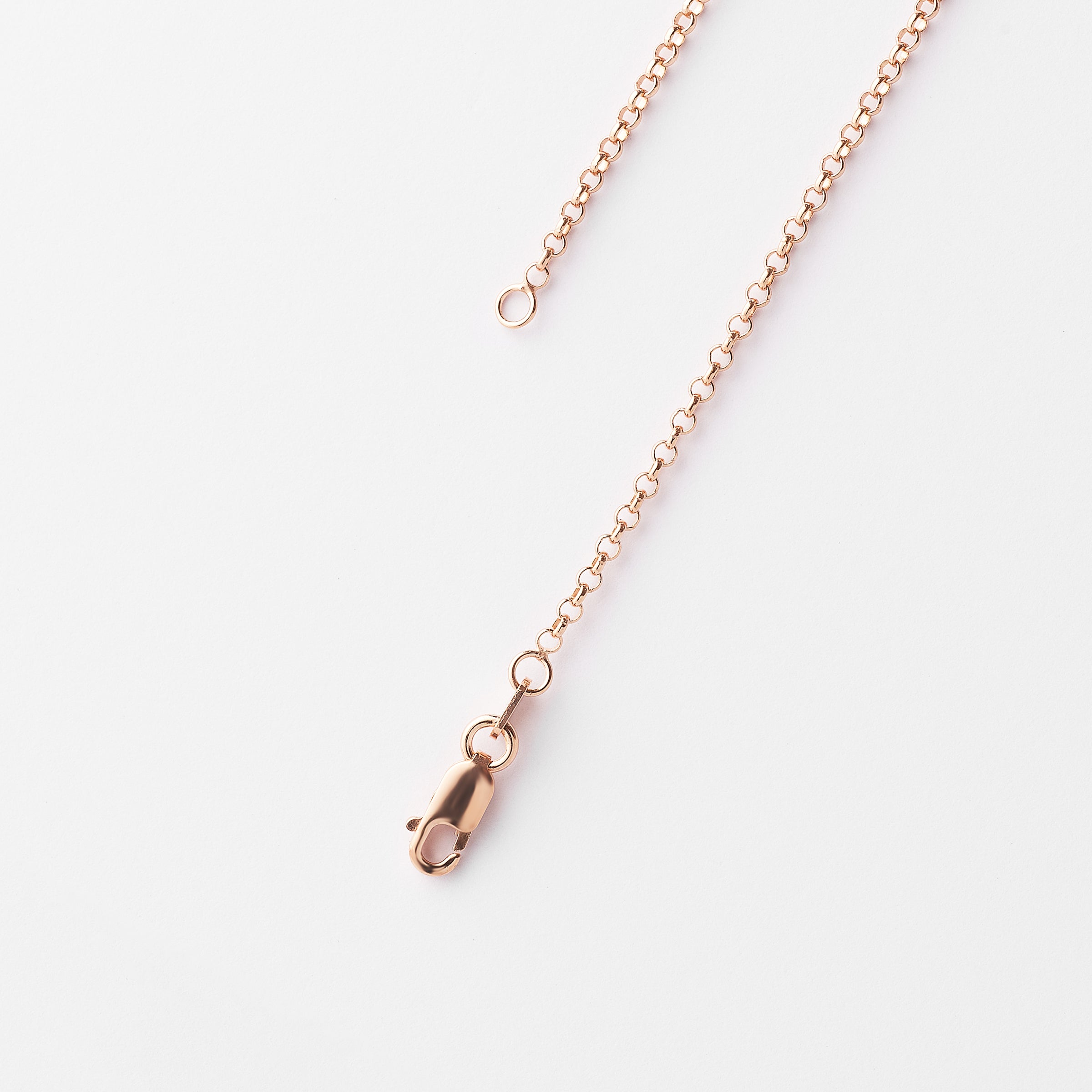 9K Rose Gold Round Belcher Chain