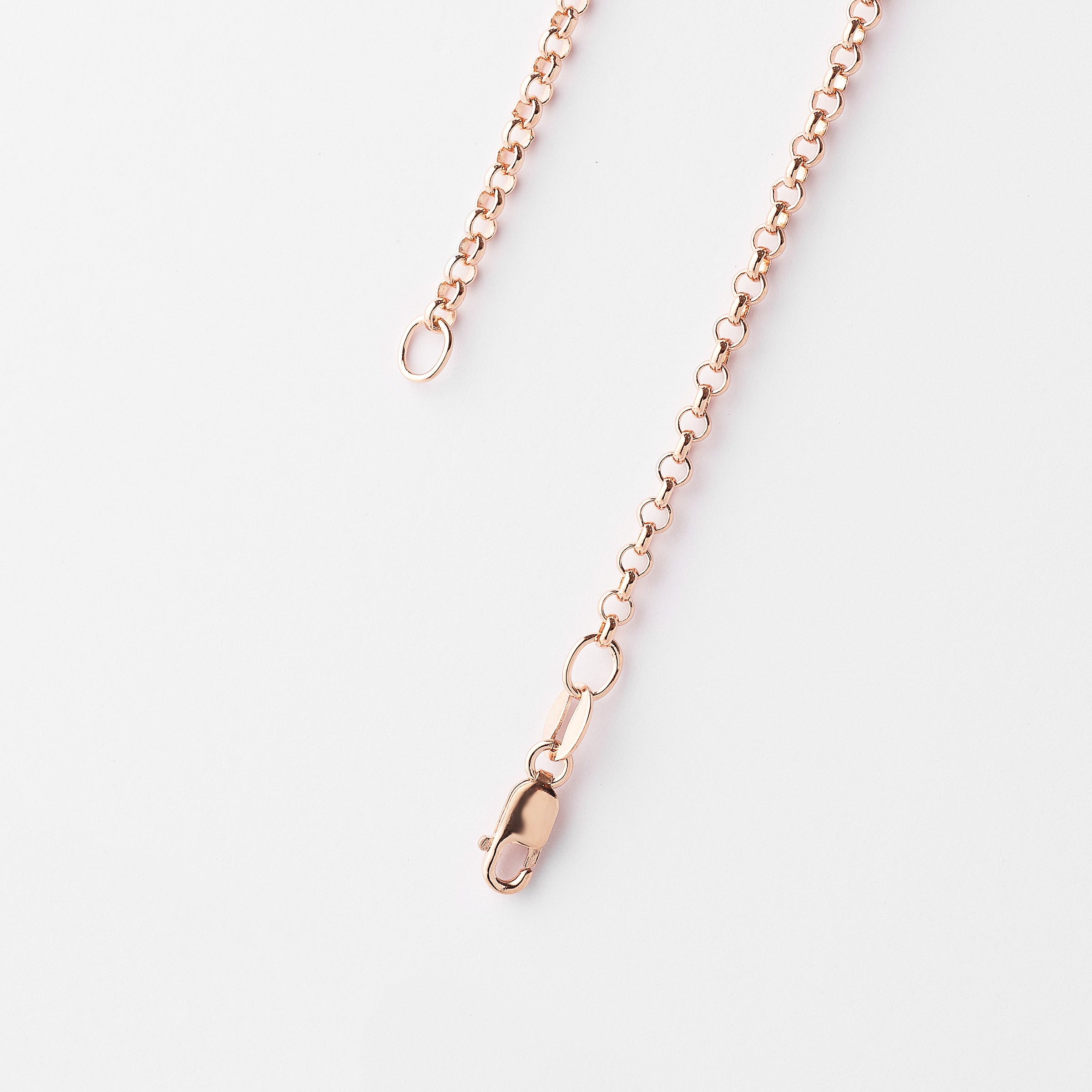 9K Rose Gold Round Belcher Chain