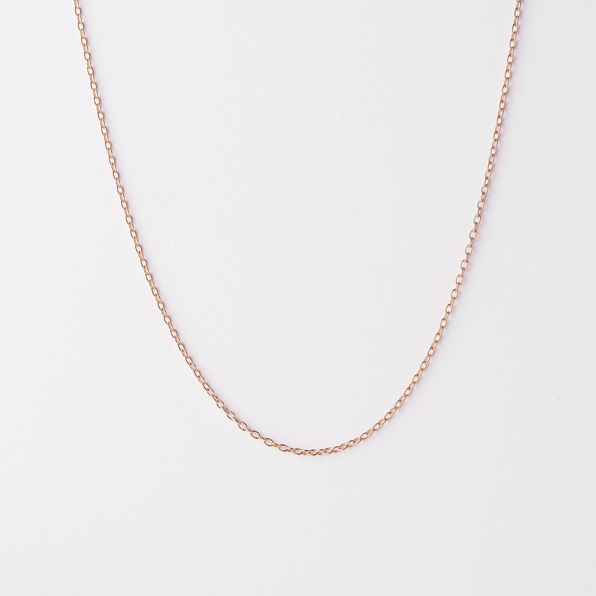 9K Rose Gold Cable Chain