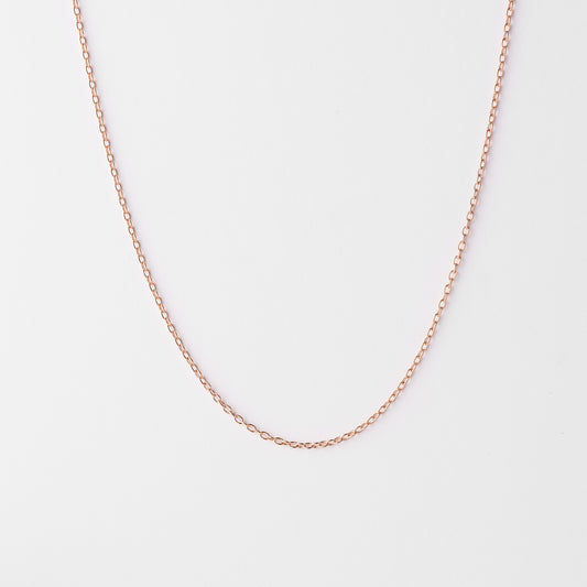 9K Rose Gold Cable Chain