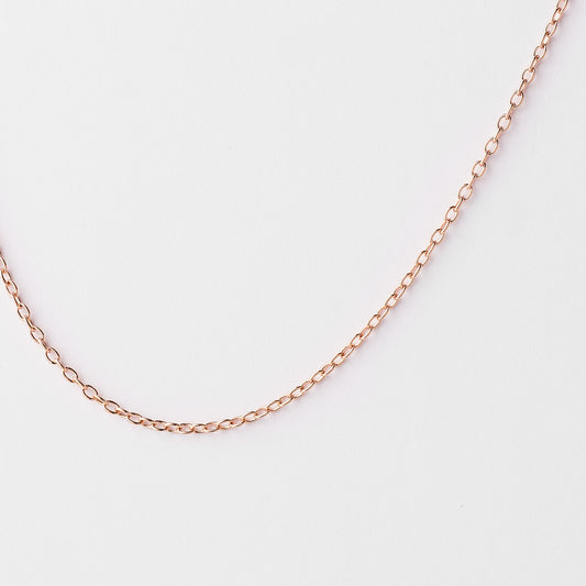 9K Rose Gold Cable Chain