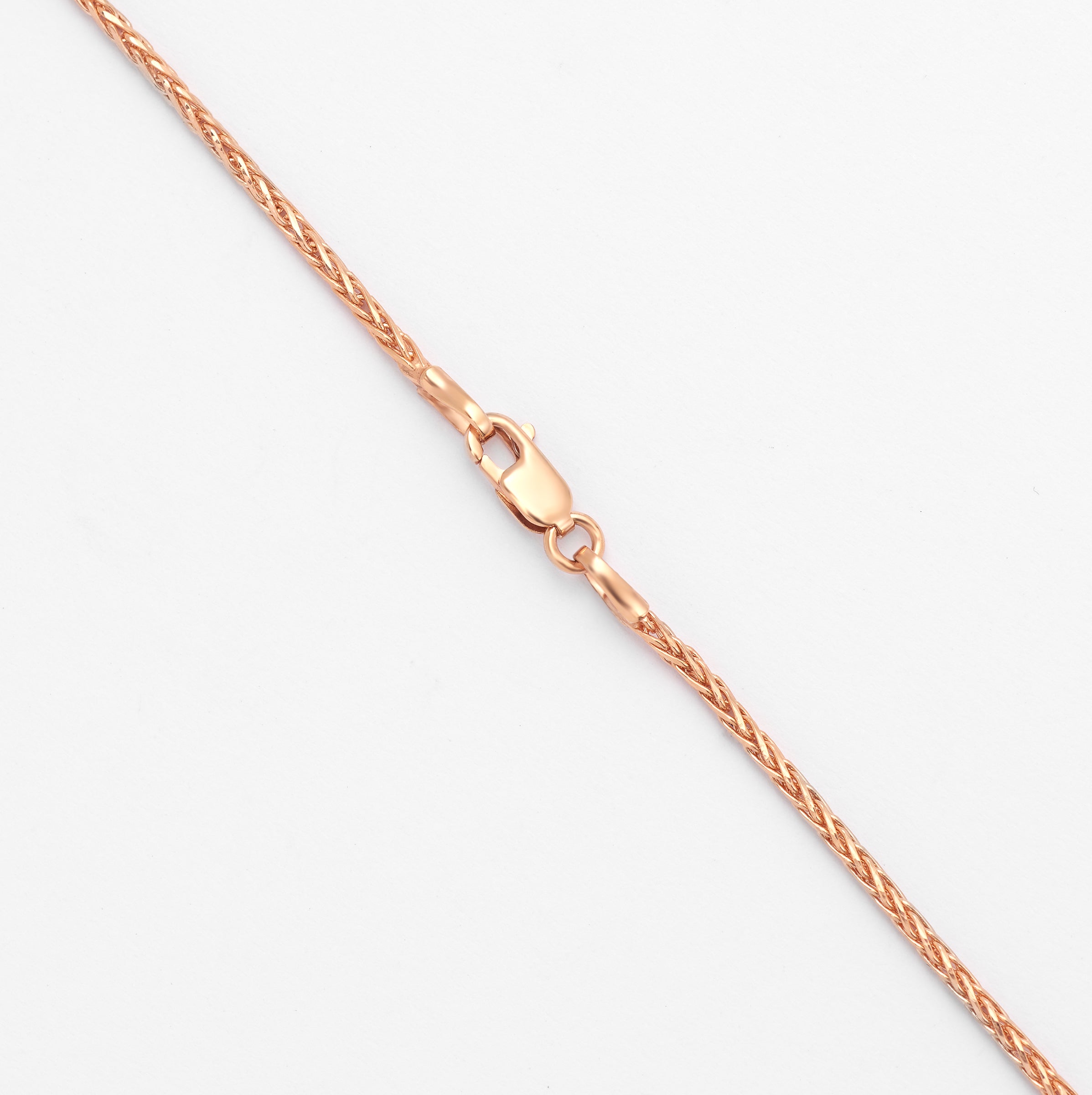 9K Rose Gold Magic Wheat Chain