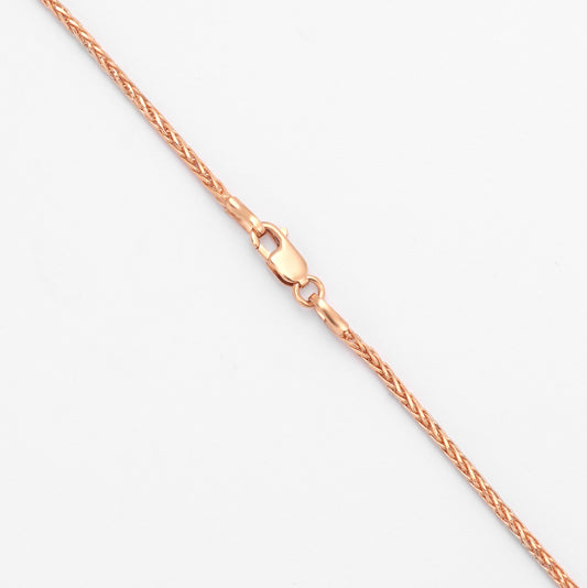 9K Rose Gold Magic Wheat Chain