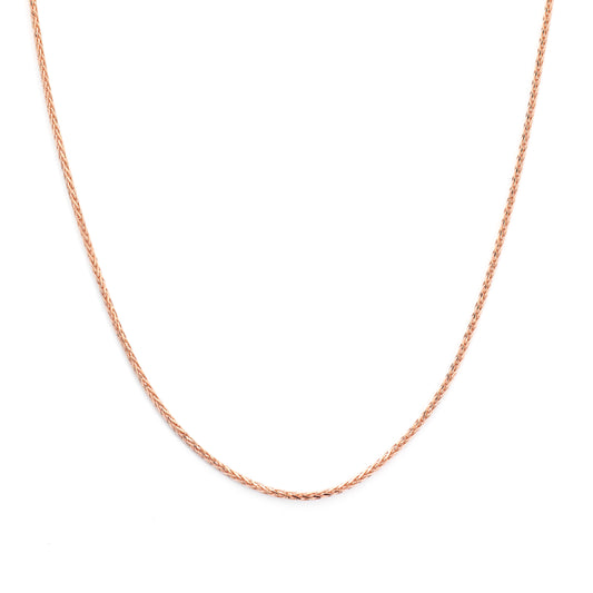 9K Rose Gold Magic Wheat Chain