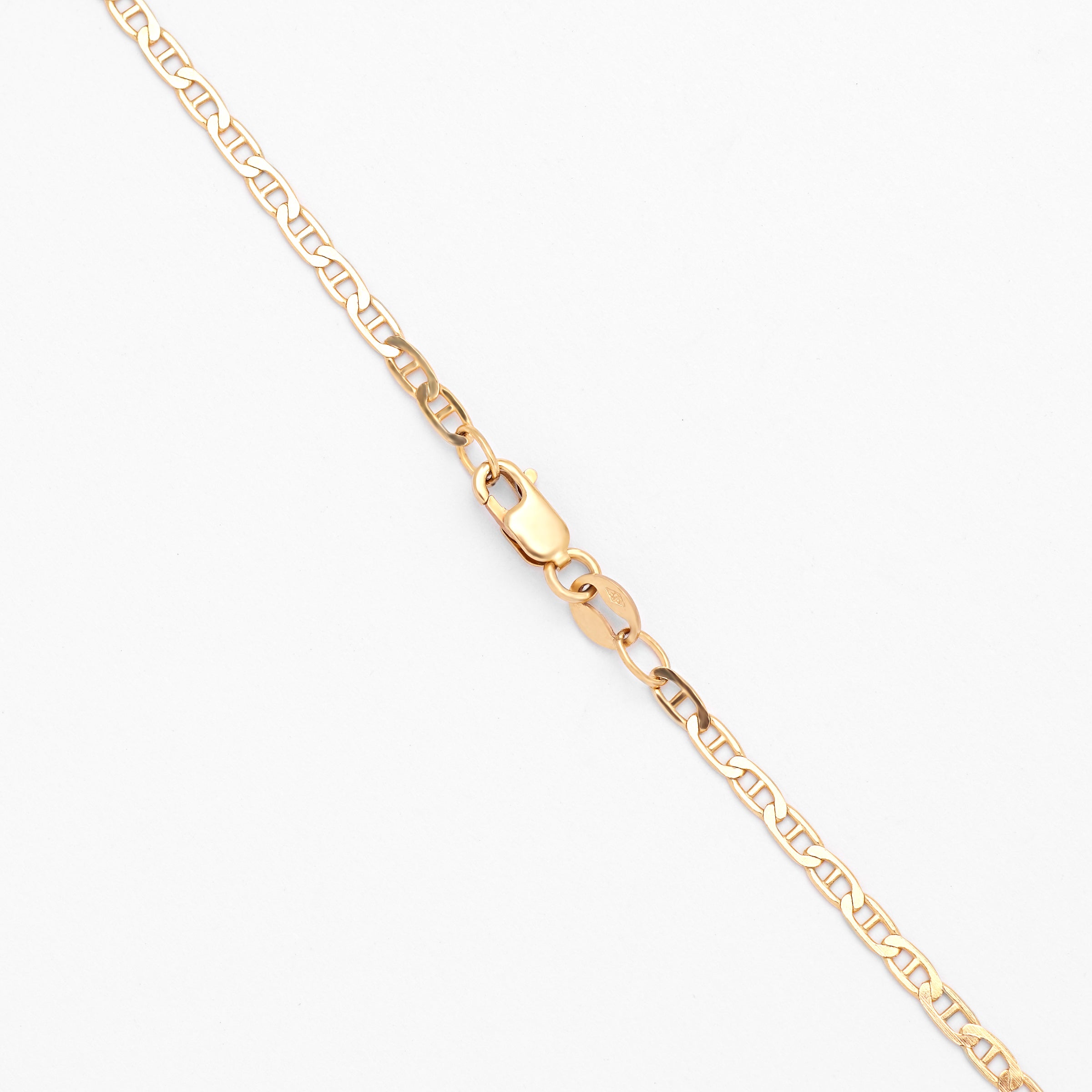 9K Yellow Gold 55cm Anchor Chain 2.3mm