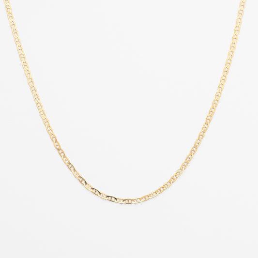 9K Yellow Gold 55cm Anchor Chain 2.3mm