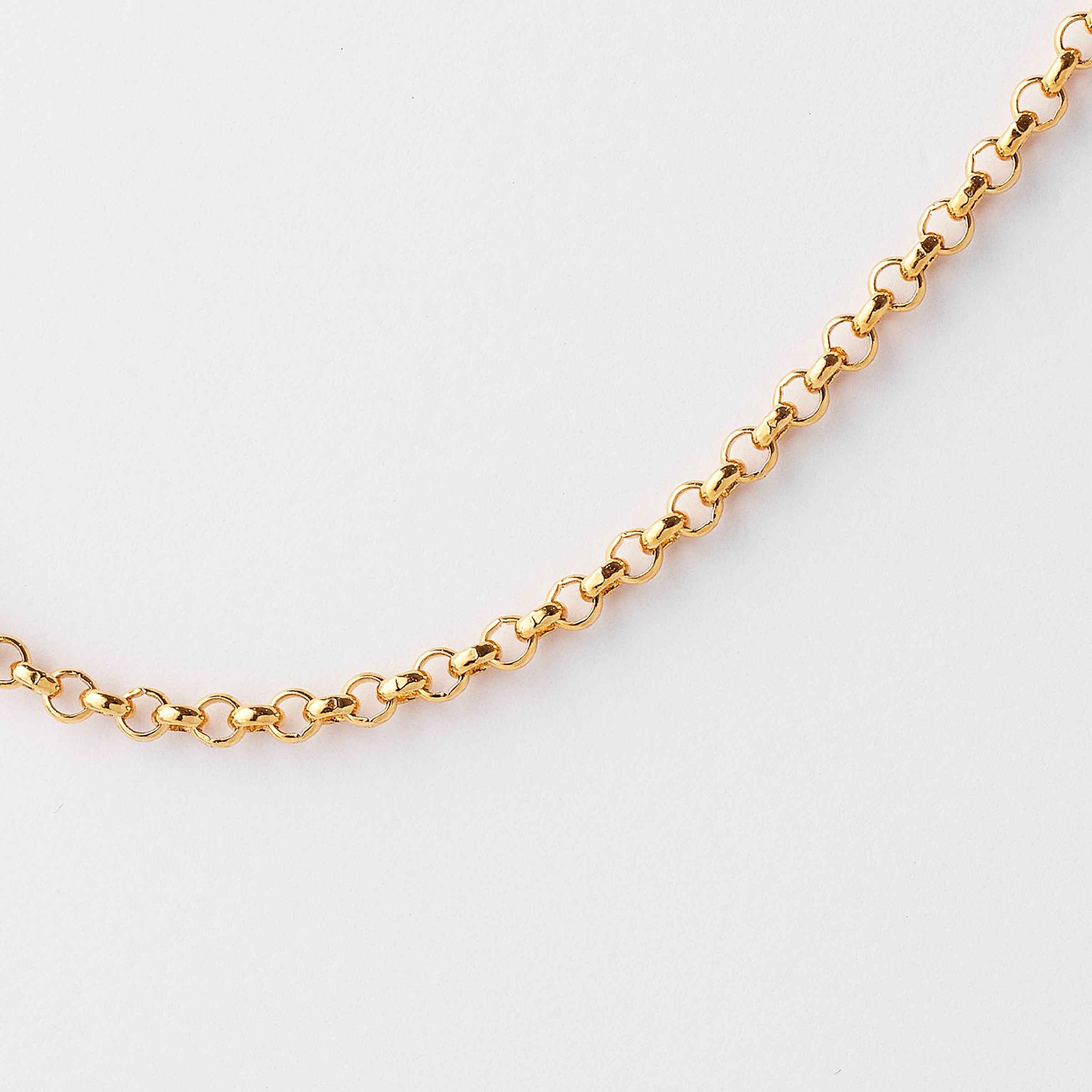 9K Yellow Gold Round Belcher Chain