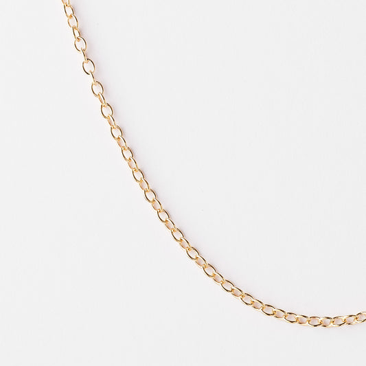 9K Yellow Gold Cable Chain