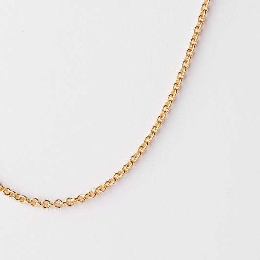 9K Yellow Gold Cable Chain