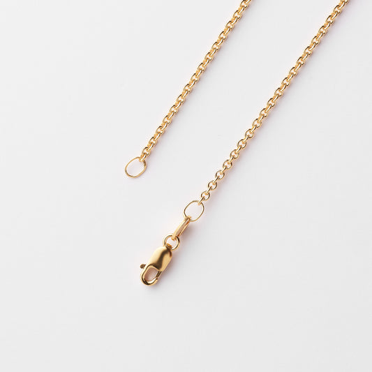 9K Yellow Gold Cable Chain