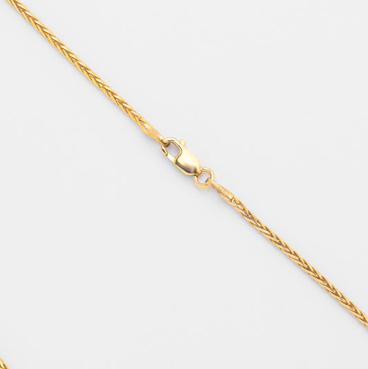 9K Yellow Gold Magic Wheat Chain