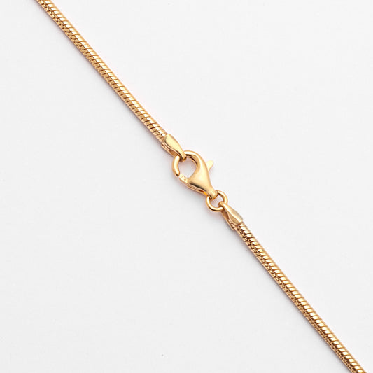 9K Yellow Gold 50cm Snake Chain 1.6mm