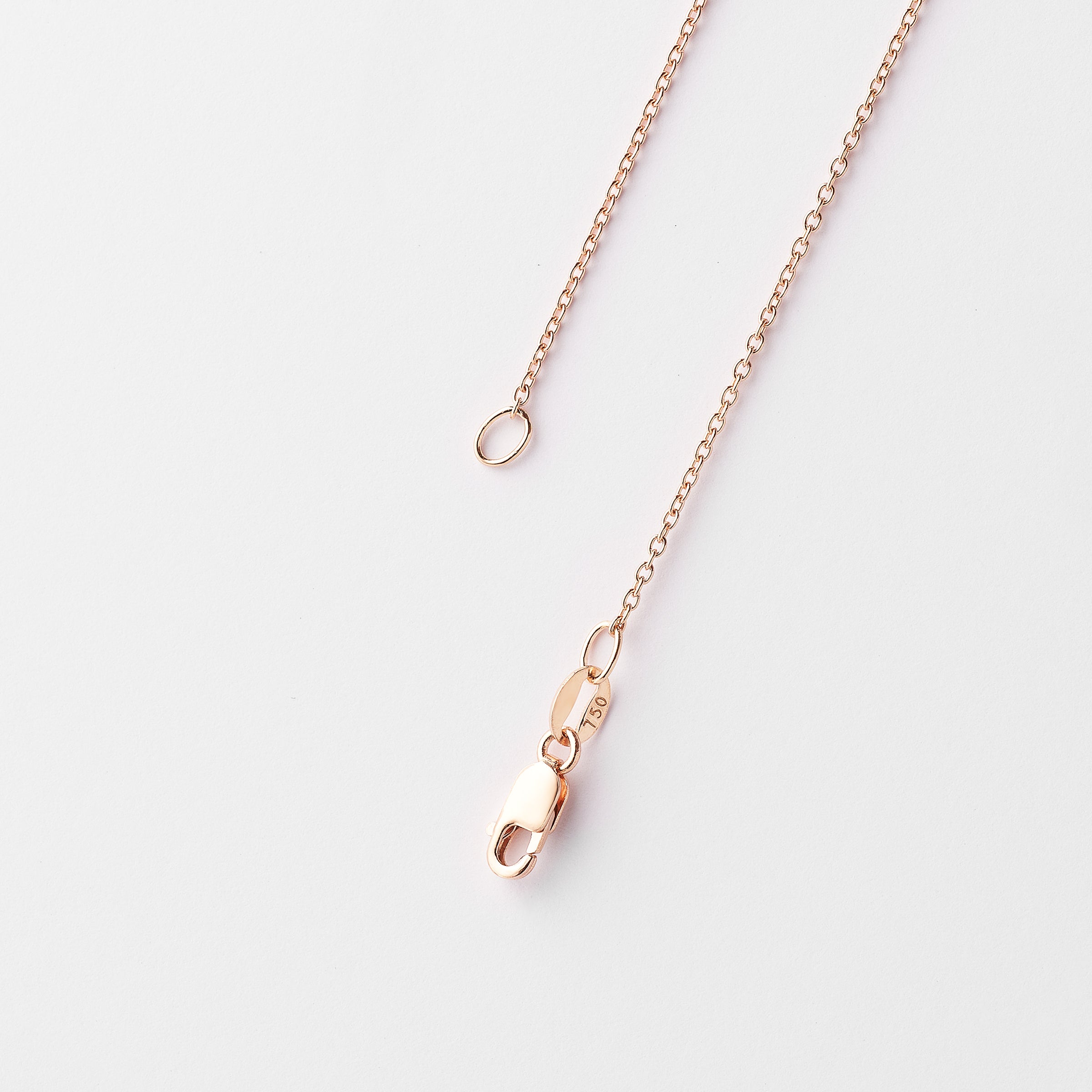 18K Rose Gold Cable Chain