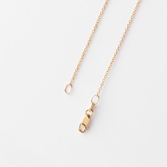 18K Yellow Gold Cable chain
