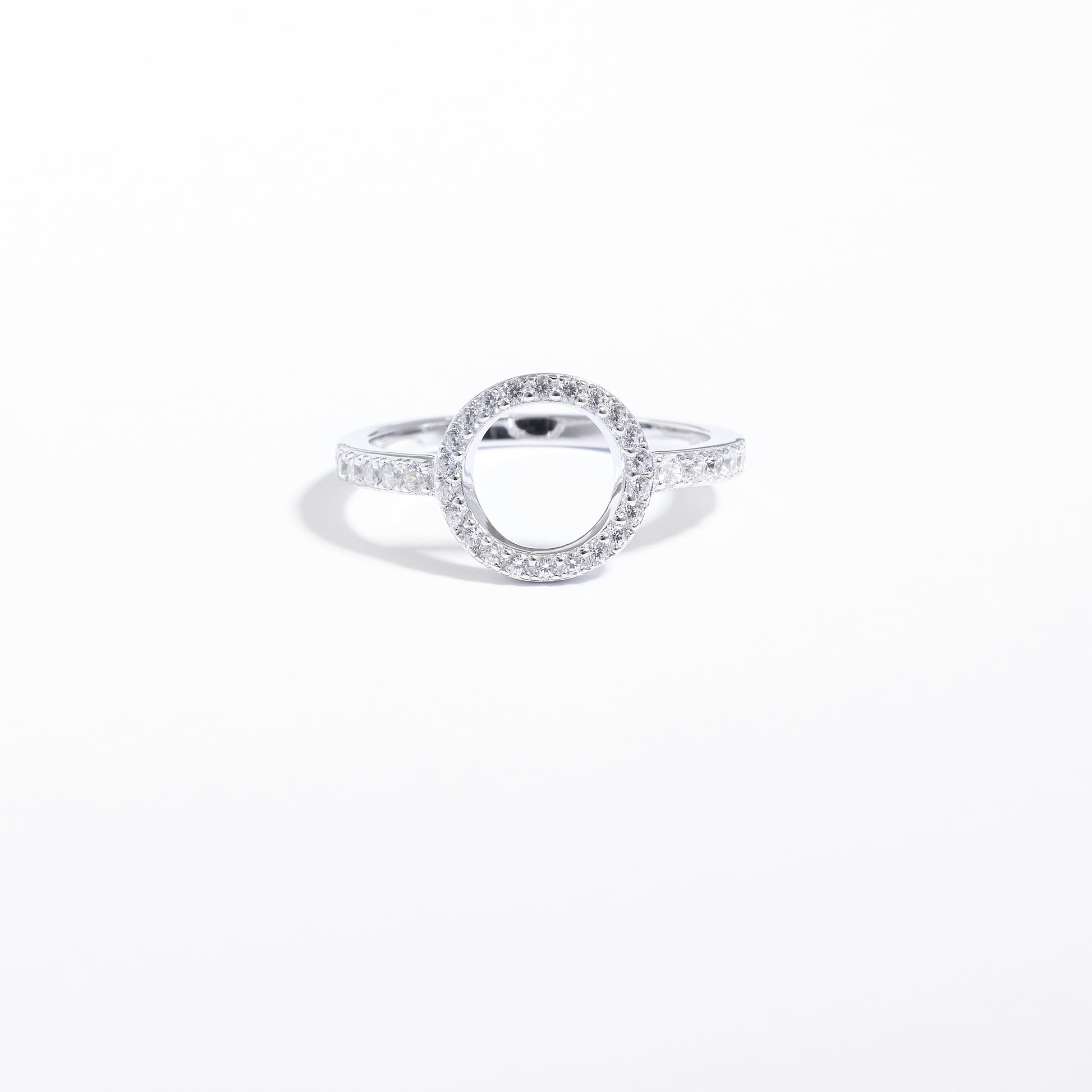 Schakelarmband sterling zilver met zirkonia - B1048 Schakelarmband sterling zilver met zirkonia - B1048