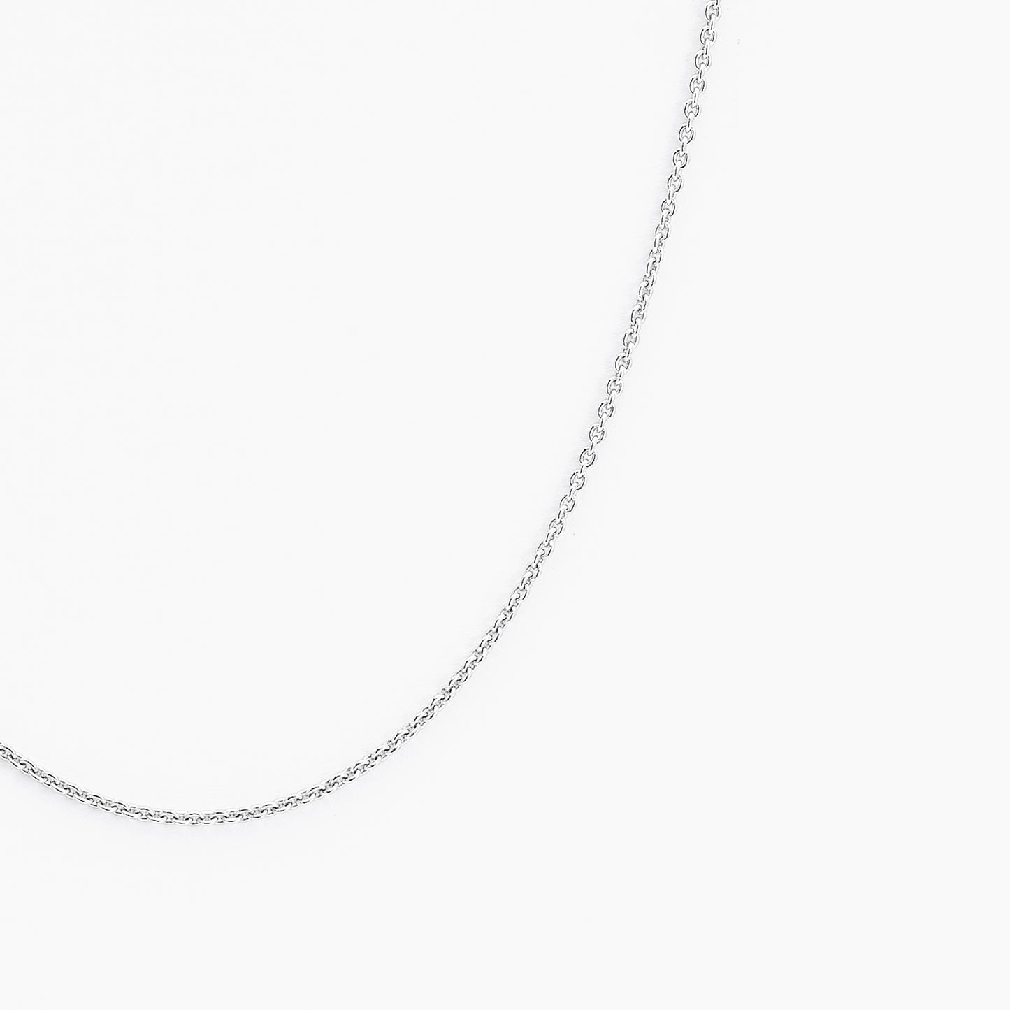 Sterling Silver 42cm Trace Chain + 3cm Extender