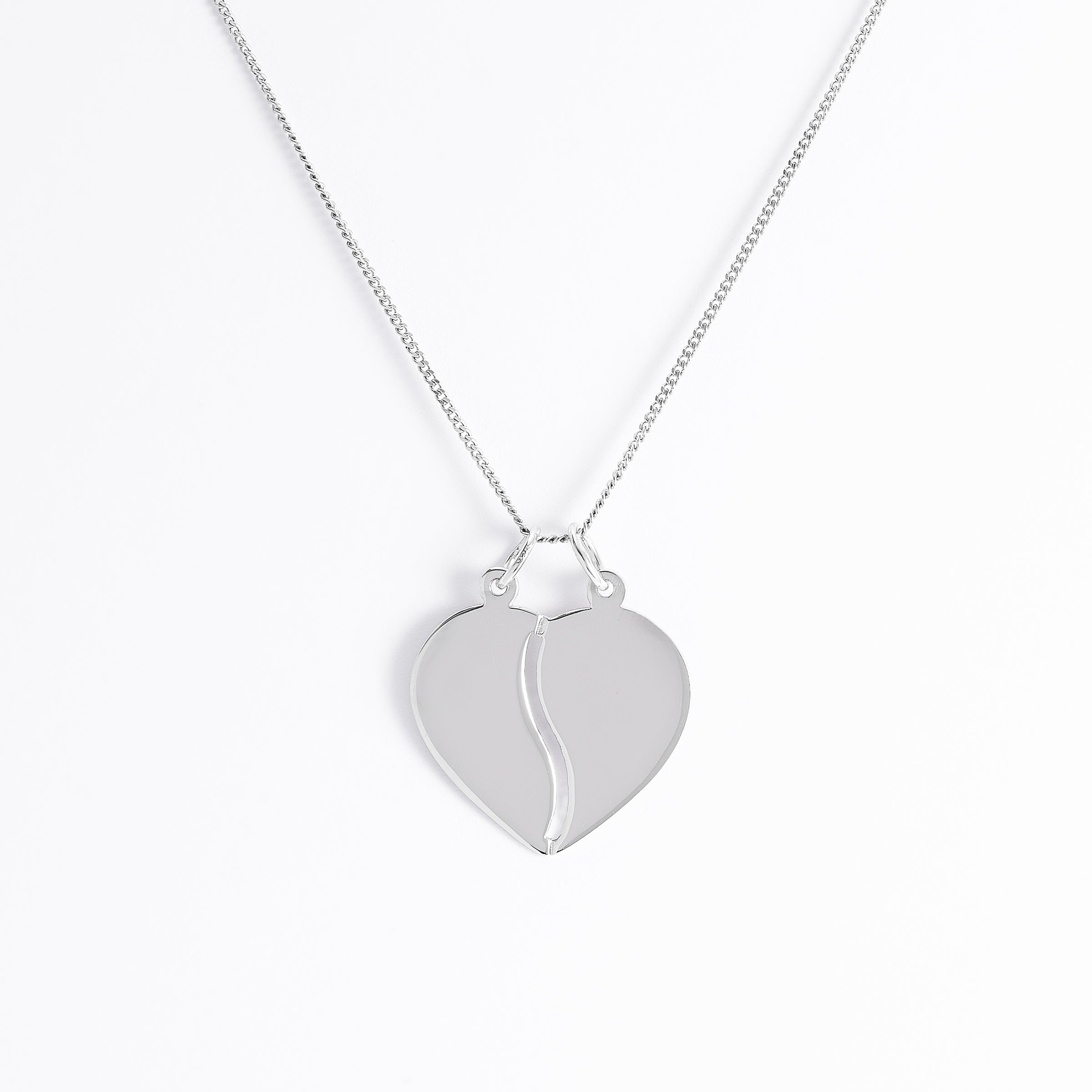 Sterling Silver Share-A-Heart Pendant