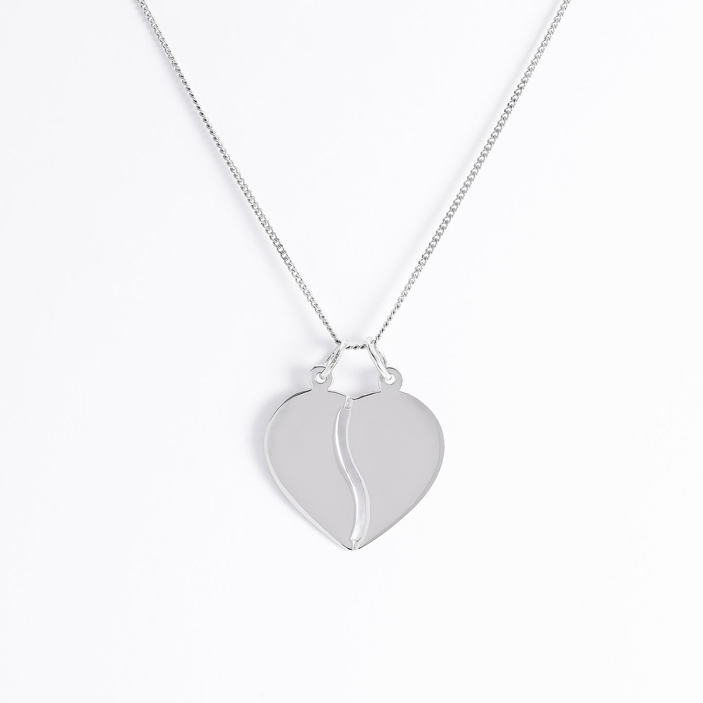 Sterling Silver Share-A-Heart Pendant