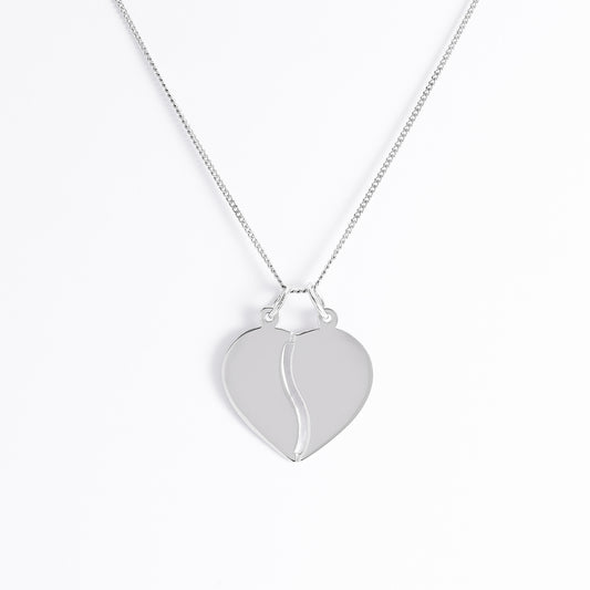 Sterling Silver Share-A-Heart Pendant