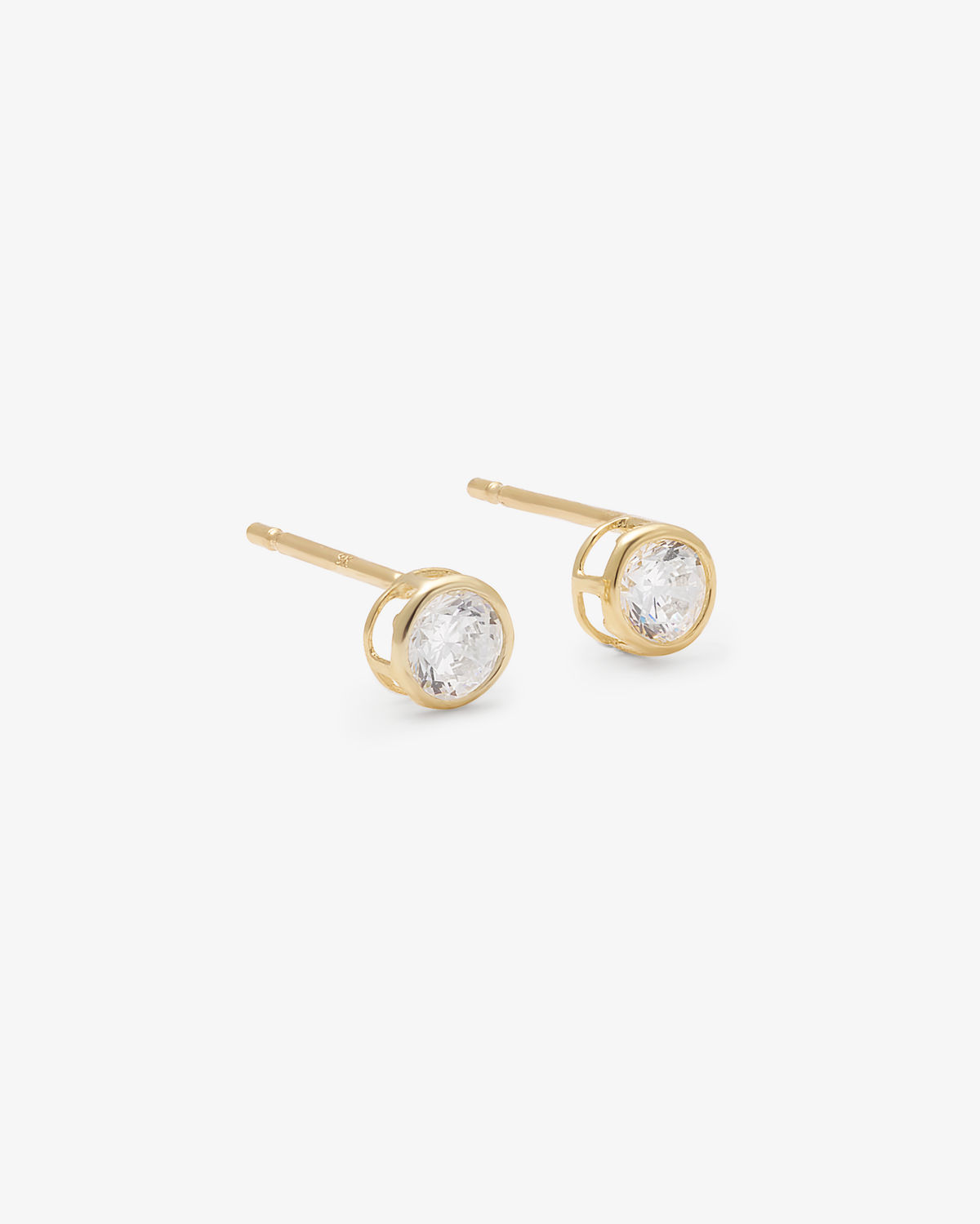 Frame Gold Zirconia Studs