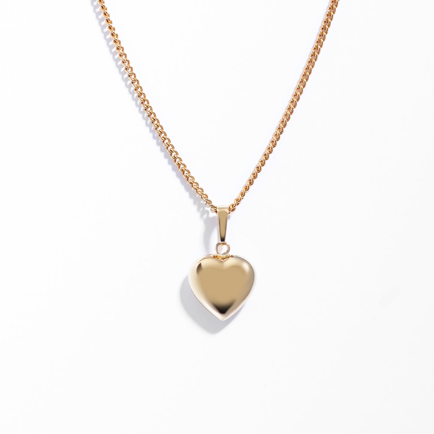 9K Yellow Gold Small Heart Pendant 9mm – Simon Curwood Jewellers