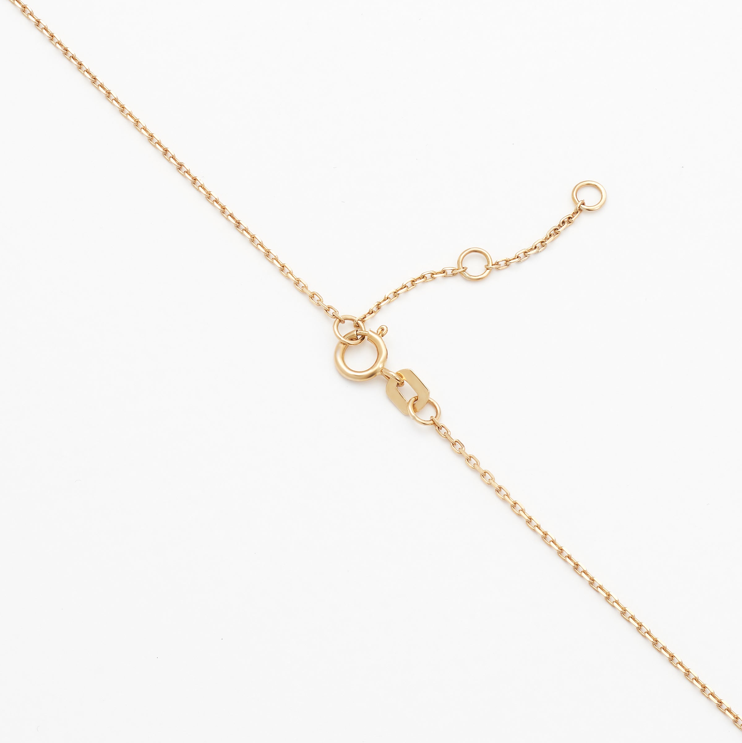 9K Yellow Gold Ball Drop Necklace