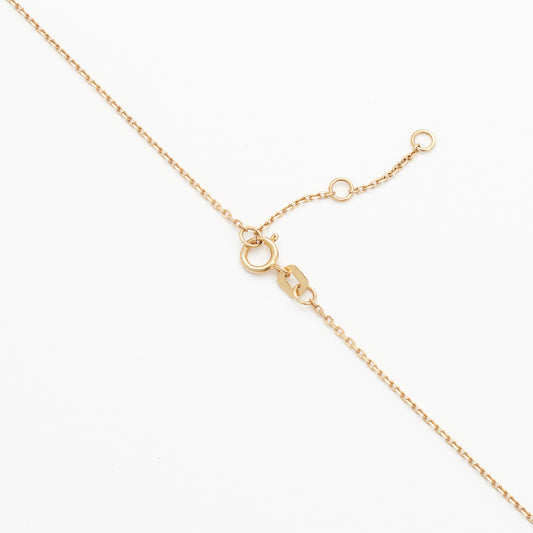 9K Yellow Gold Ball Drop Necklace