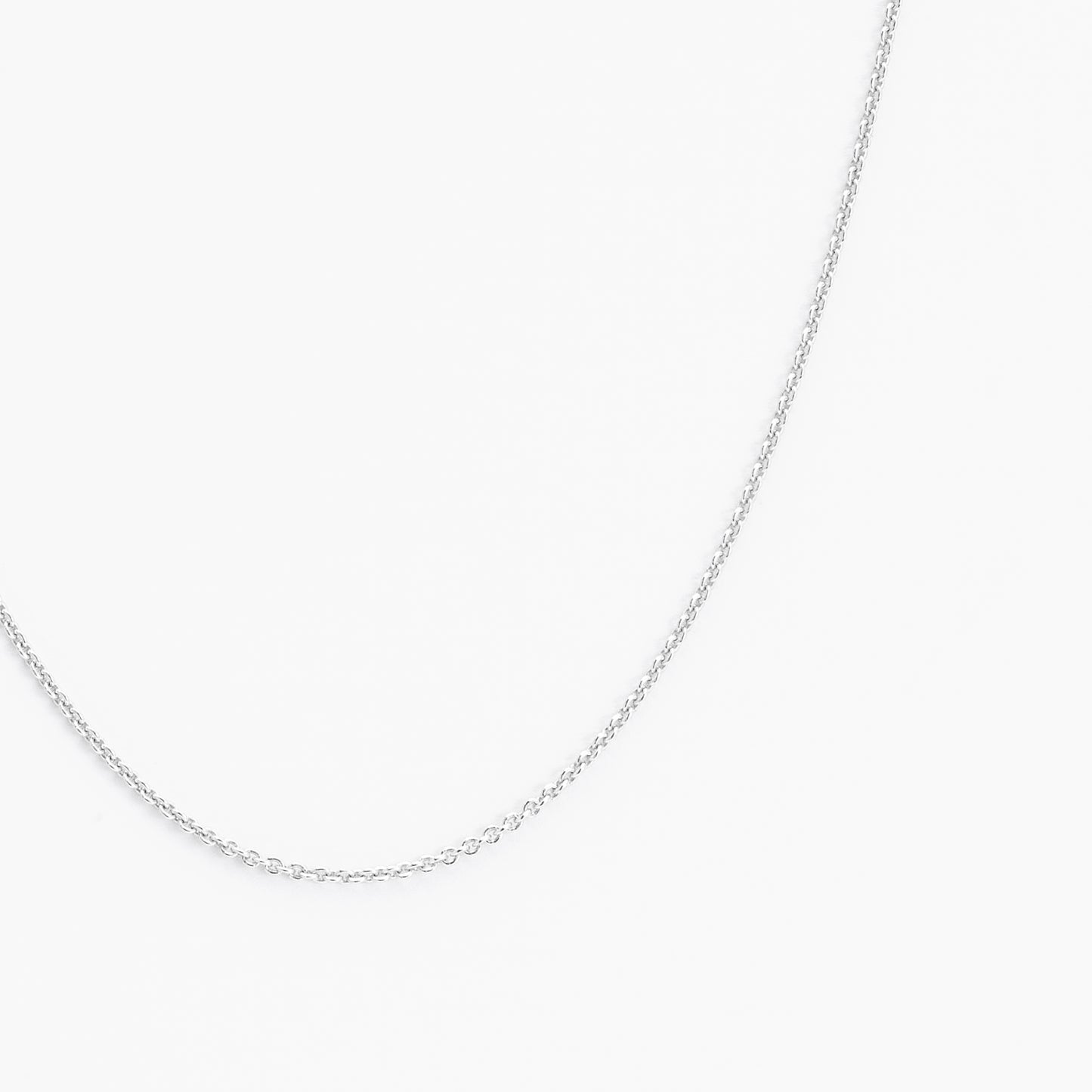 Sterling Silver 42cm Trace Chain + 3cm Extender