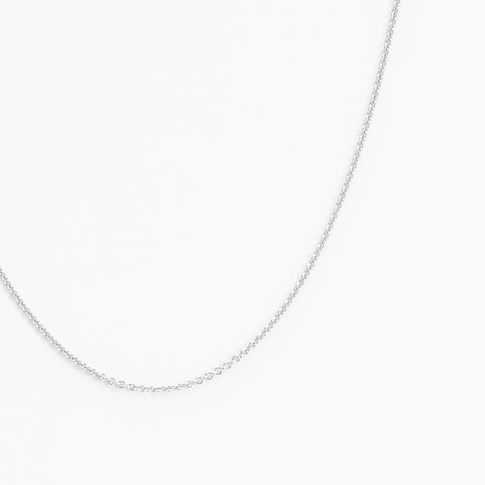 Sterling Silver 42cm Trace Chain + 3cm Extender