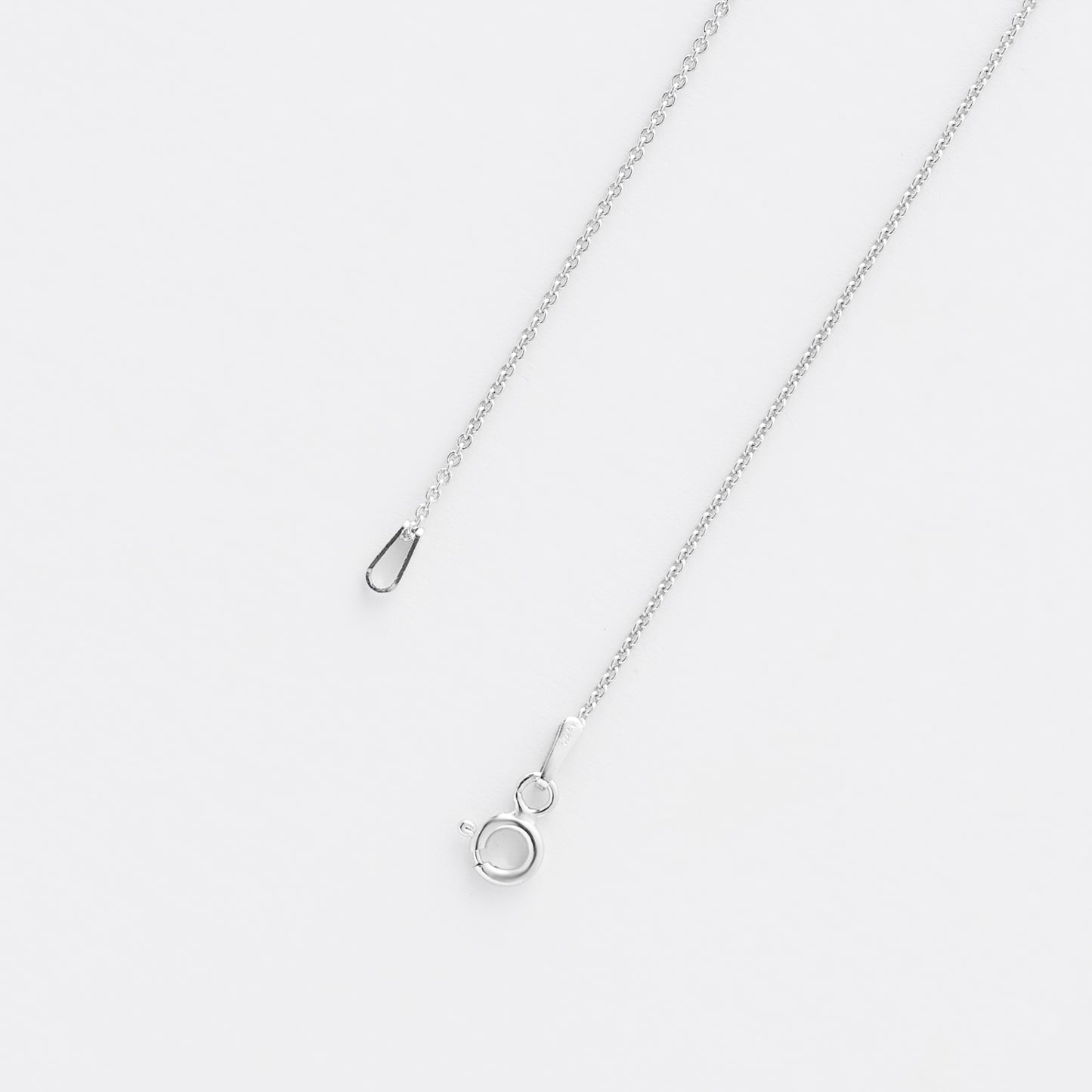 Sterling Silver 42cm Trace Chain + 3cm Extender