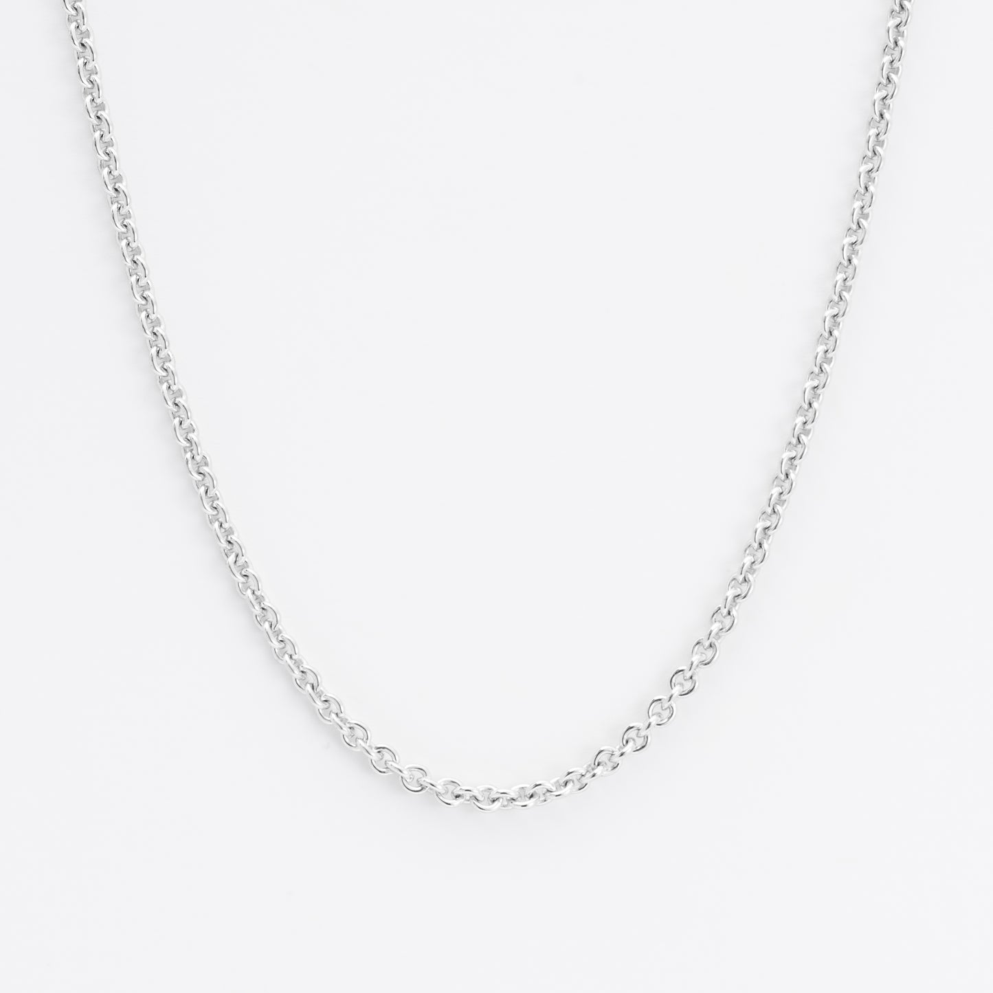 Sterling Silver 45cm trace chain 3.2mm