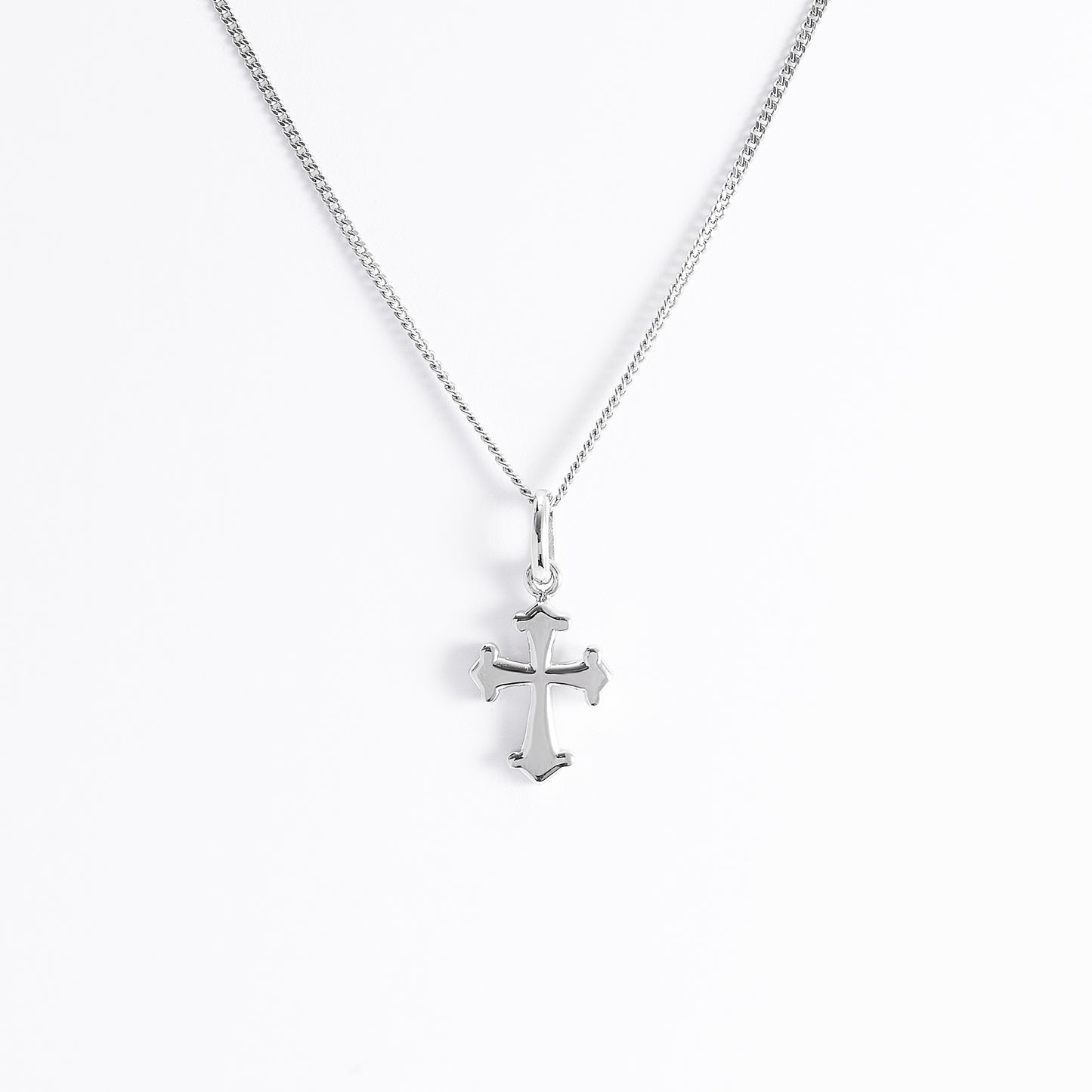 Cross Pendant Asos Sterling Silver Necklace AllSaints X ASOS