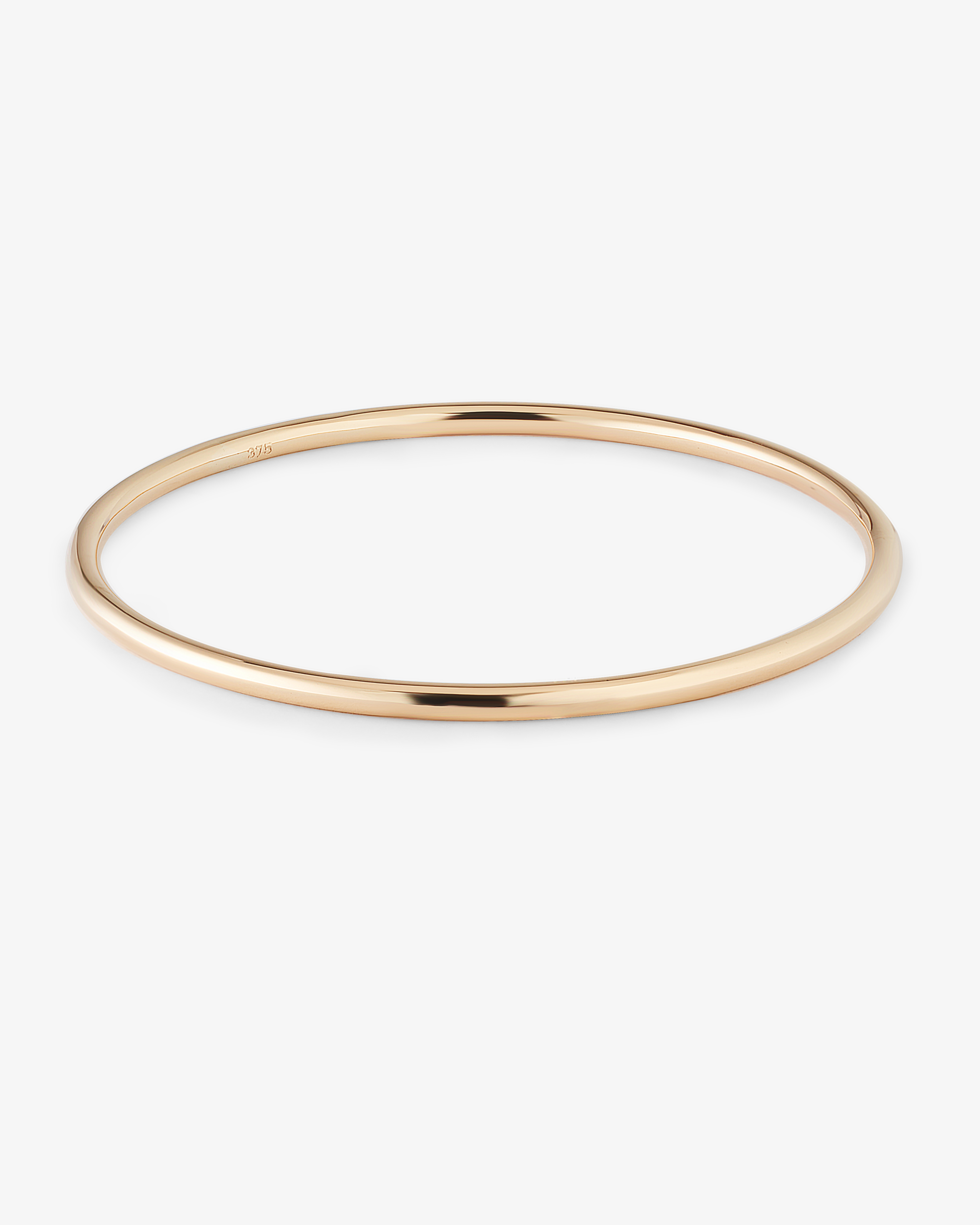 9K Yellow Gold Solid Golf Bangle