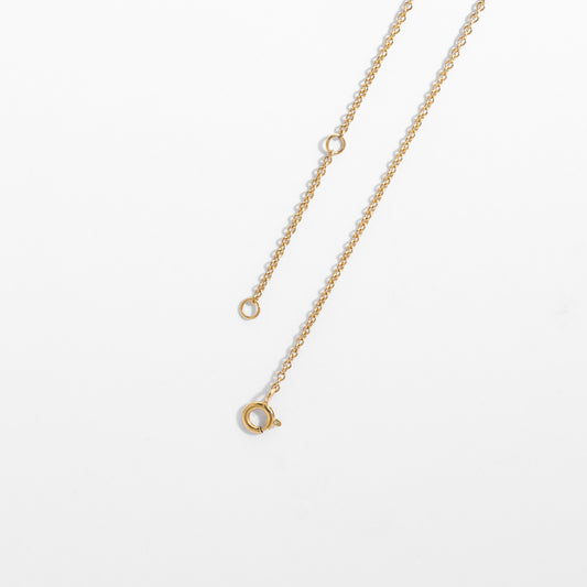 9K Yellow Gold Petite Freshwater Pearl Choker Chain