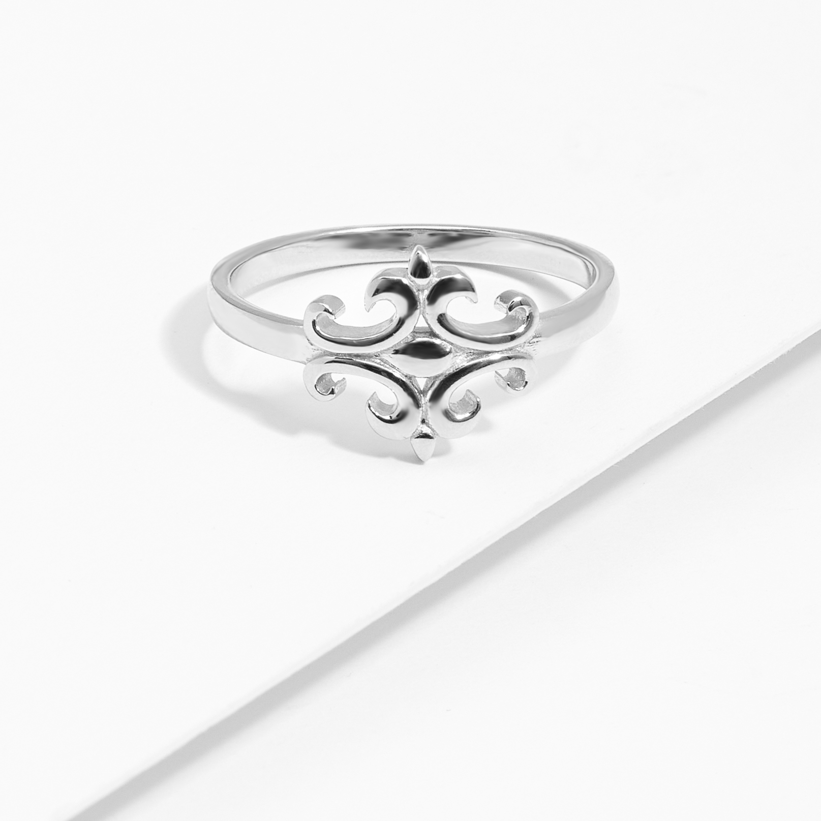 Sterling Silver Fleur De Lis Ring