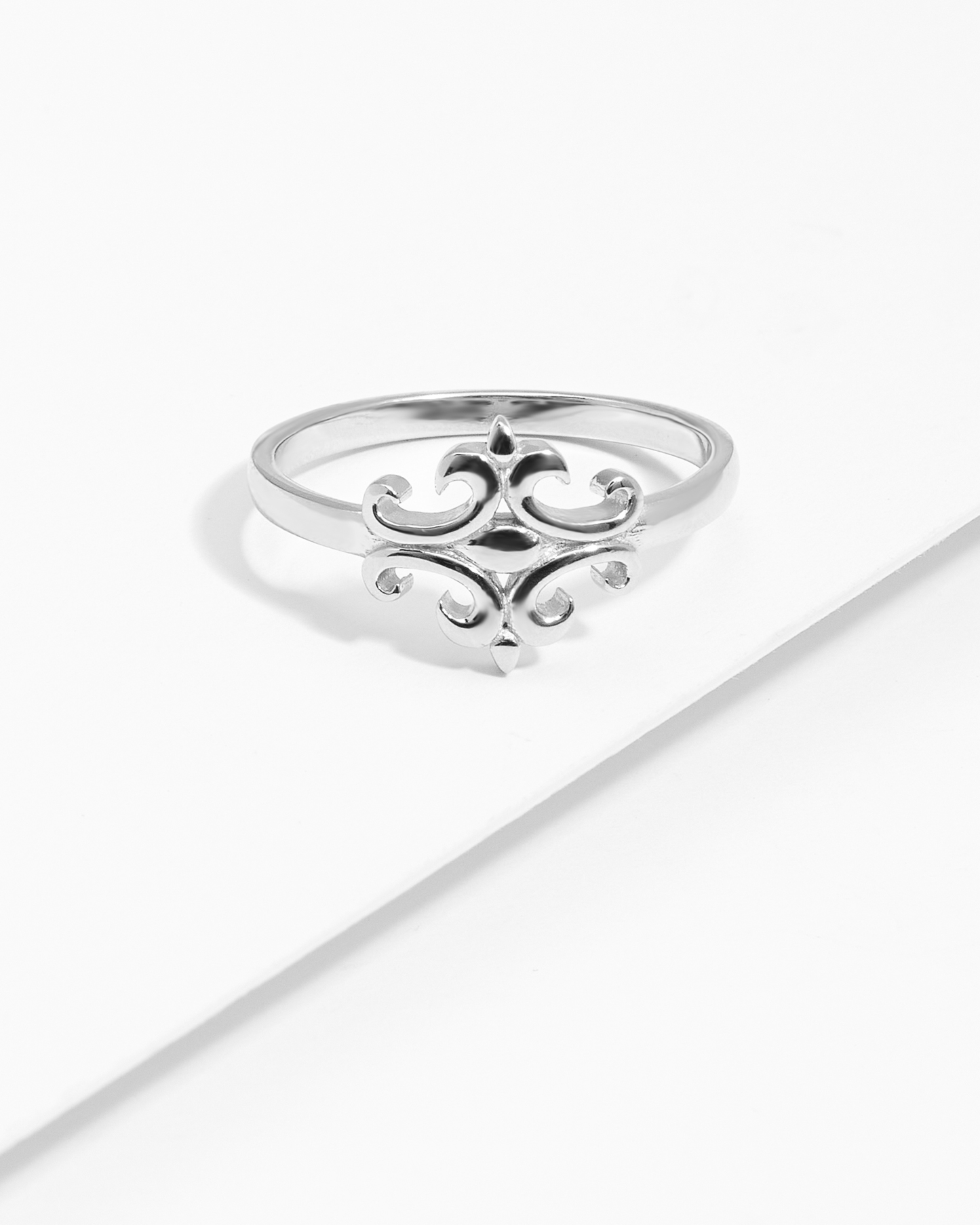 Sterling Silver Fleur De Lis Ring