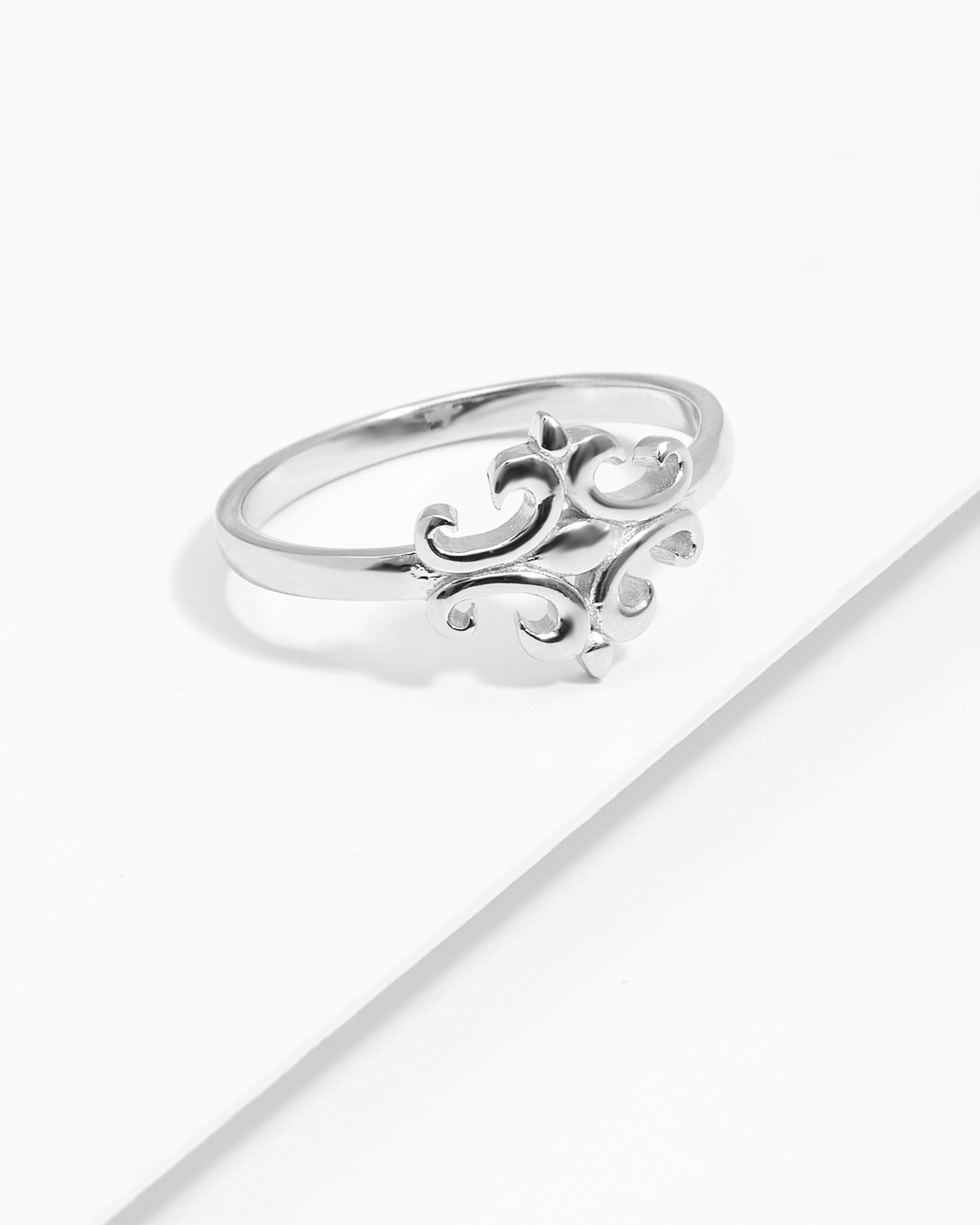 Sterling Silver Fleur De Lis Ring