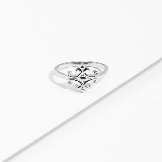 Sterling Silver Fleur De Lis Ring