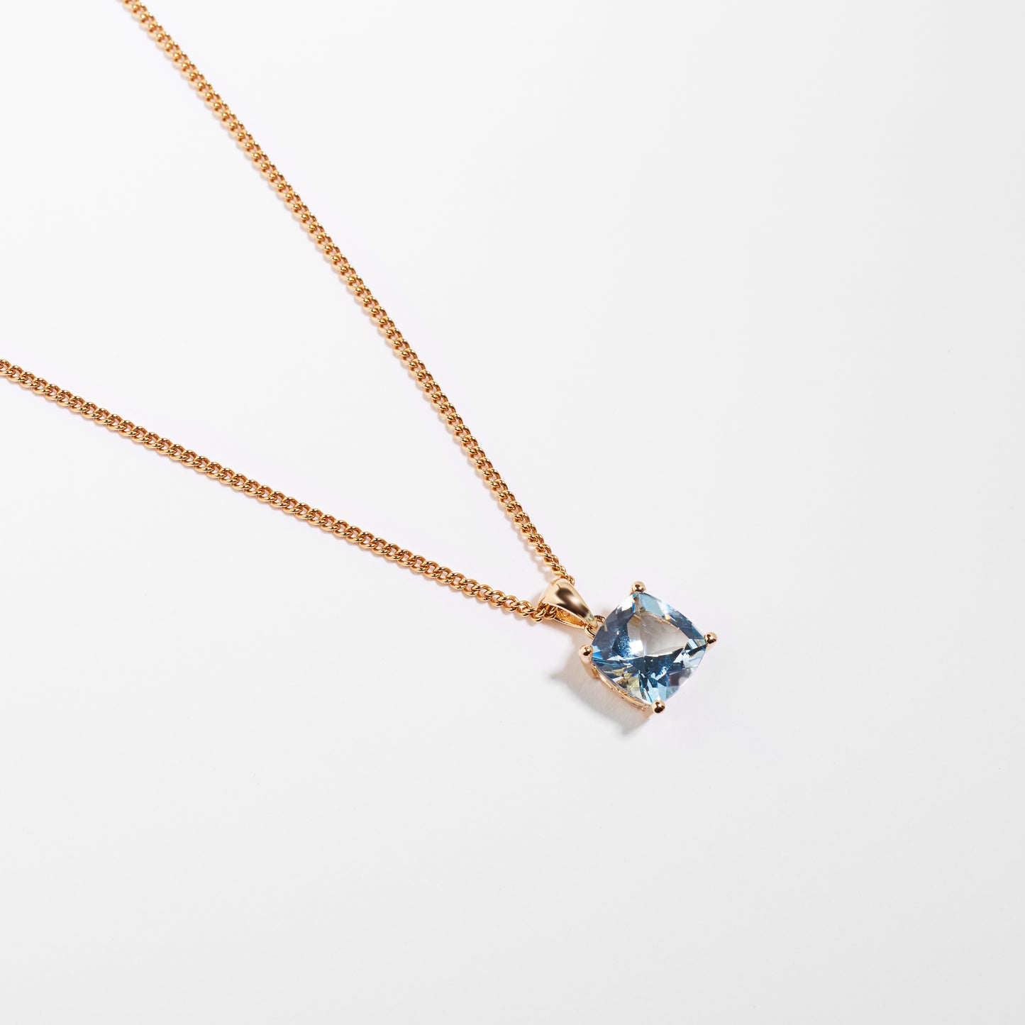9K Yellow Gold Aquamarine March Birthstone Pendant Simon Curwood 9k-yellow-gold-aquamarine-march-birthstone-pendant-simon-curwood