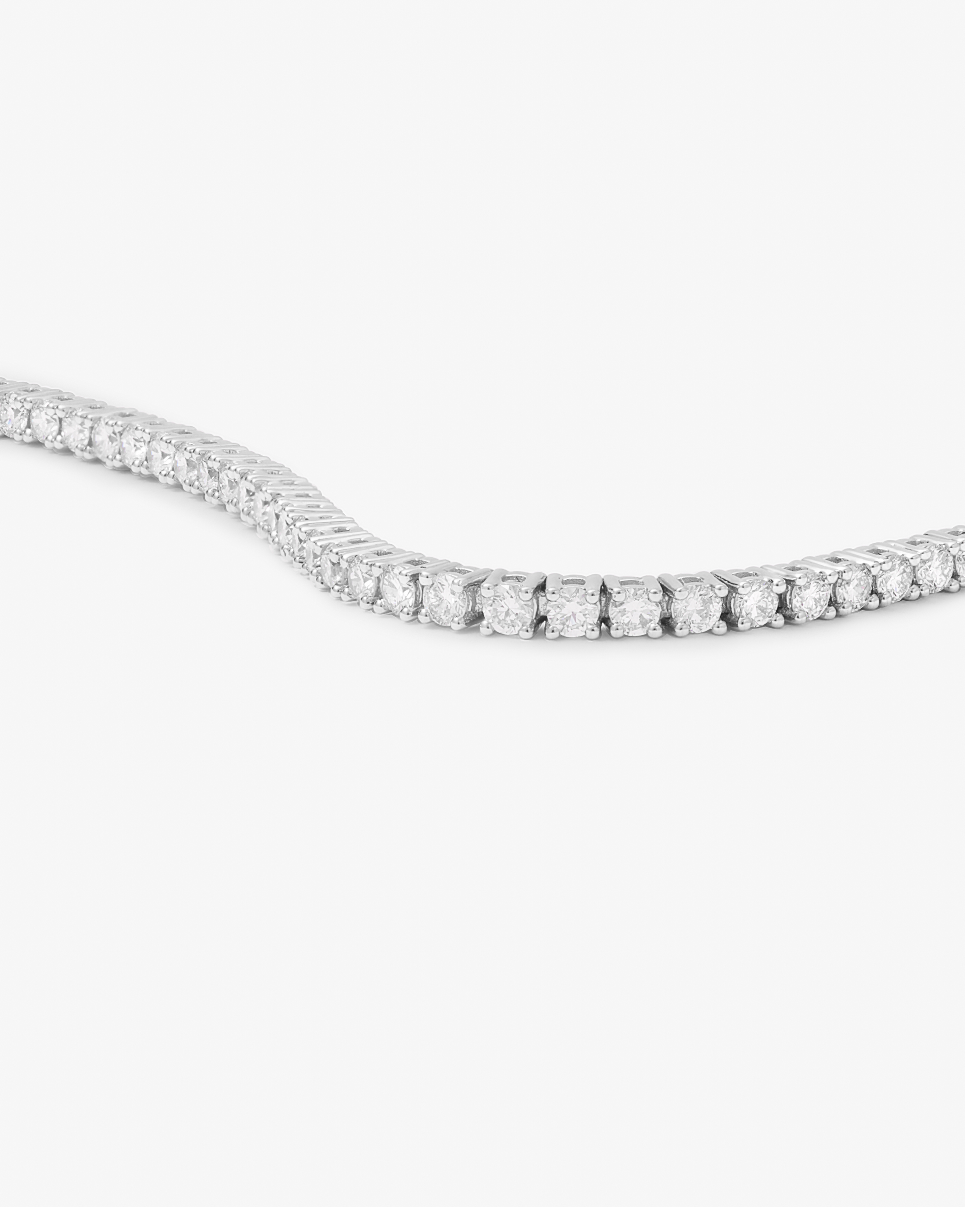 9K White Gold Lab Diamond Tennis Bracelet 2.0tdw