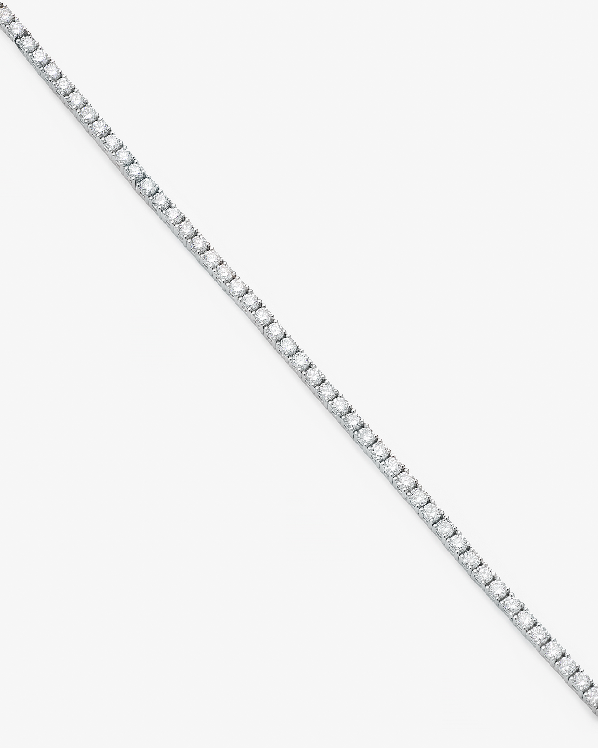 9K White Gold Lab Diamond Tennis Bracelet 2.0tdw