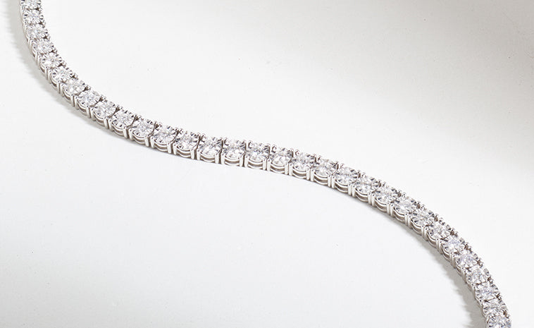 White gold women's jewellery