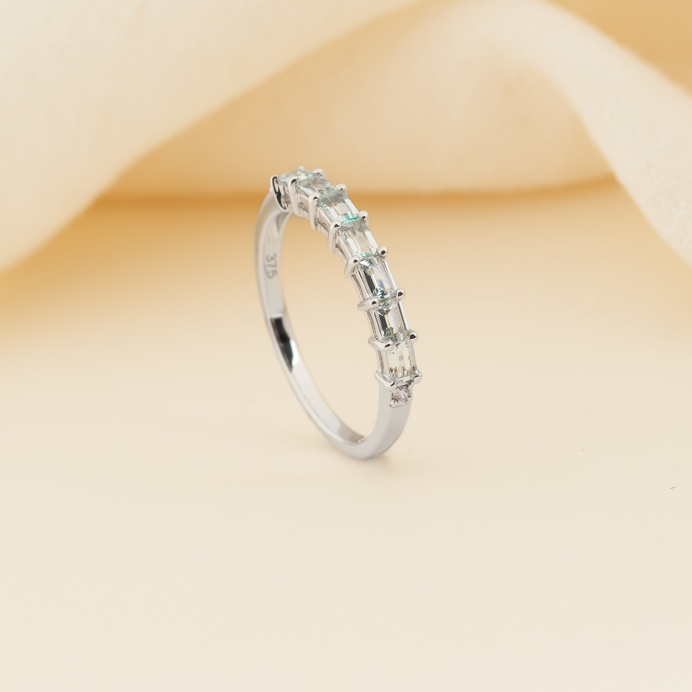 Round and Baguette Diamond Eternity Band | Lee Michaels Fine Jewelry